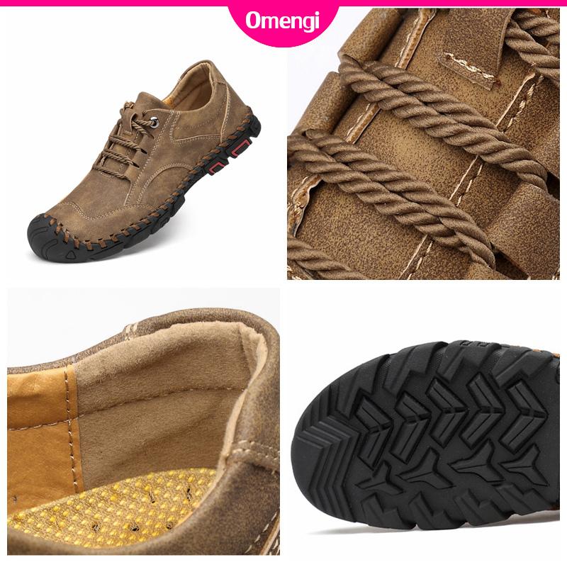 Giày Da Chạy Bộ Nam Chống Trượt Size 38-46