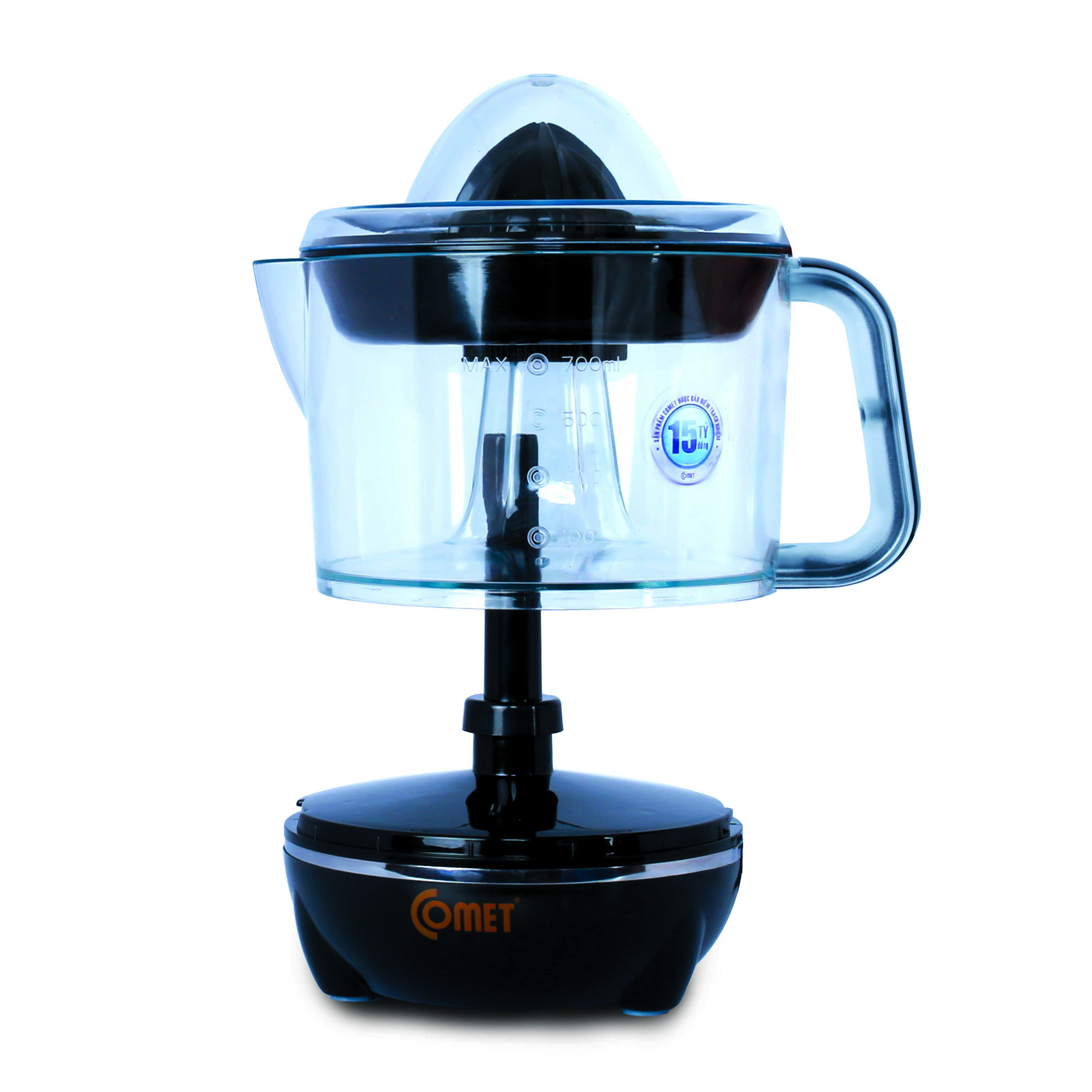 Máy vắt cam Comet CM9924 – Dung tích 0.7L, công suất 40W, xoay 2 chiều – Hàng chính hãng, bảo hành 12 tháng