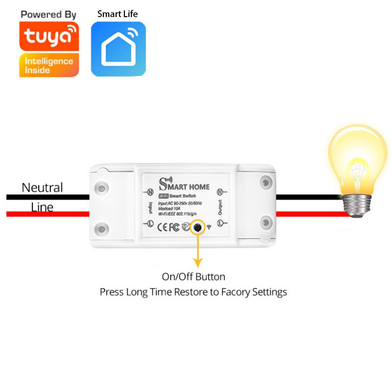 Công Tắc Điều Khiển Từ Xa, Bật Tắt Qua Điện Thoại (Wifi | 4G)