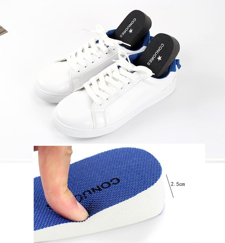 Combo 6 miếng lót gót giày tăng chiều cao 2.5cm
