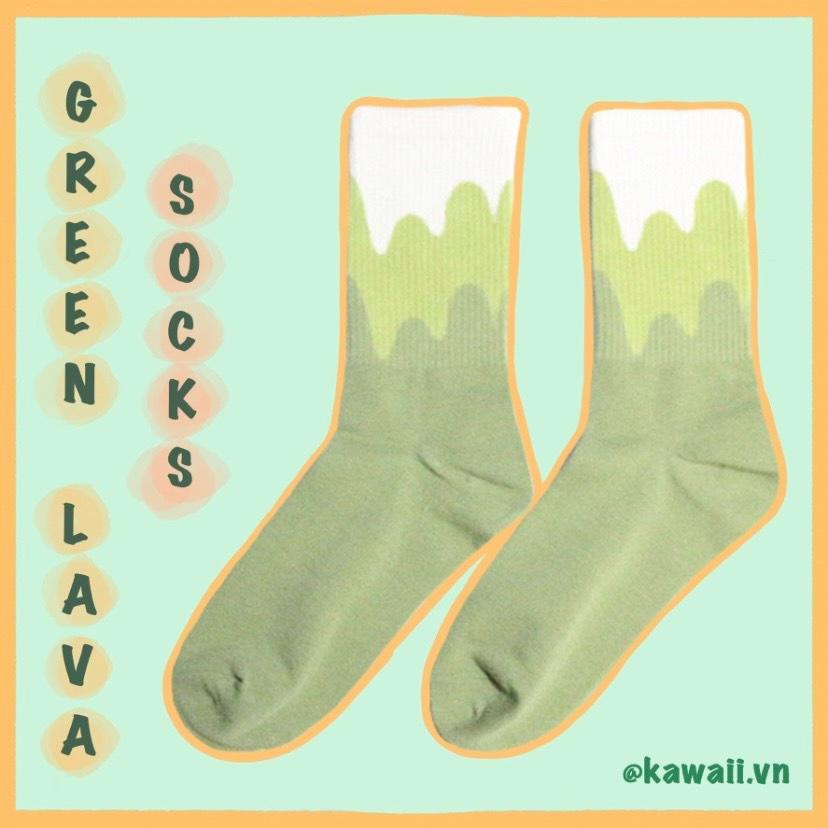 COLORFUL LAVA SOCKS | Vớ dung nham mào mè xinh lắm nè