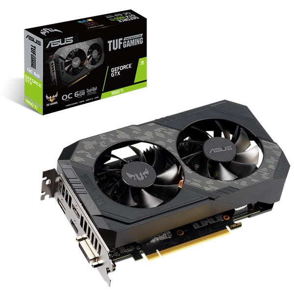 Card Màn Hình Gaming ASUS TUF-GTX1660TI-O6G-GAMING - Hảng Chính Hãng