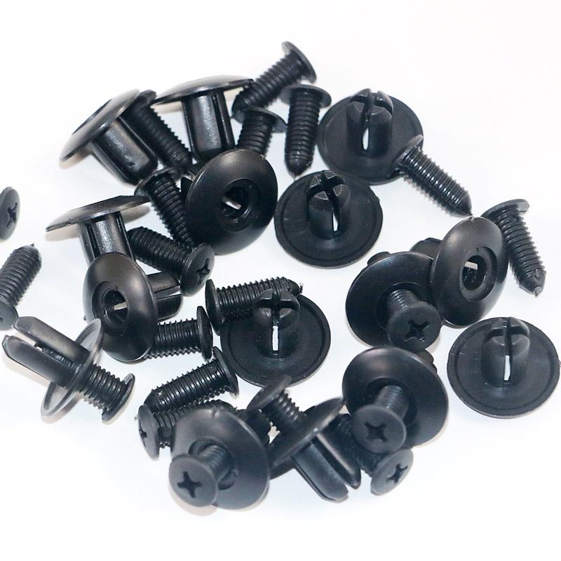 Set 100 Đinh Tán Nhựa 8mm Chuyên Dụng Cho Xe Hơi