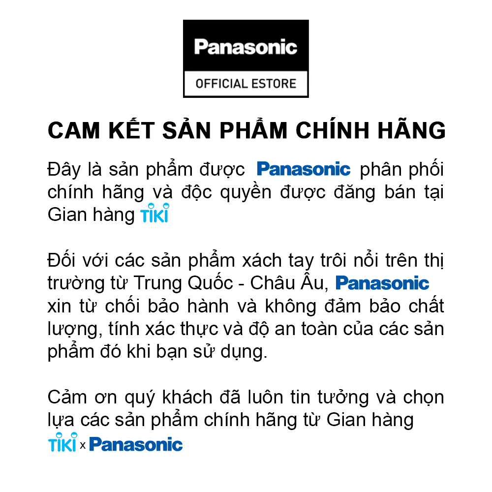 Máy tăm nước cầm tay Panasonic công nghệ siêu âm EW1511 - Hàng Chính Hãng