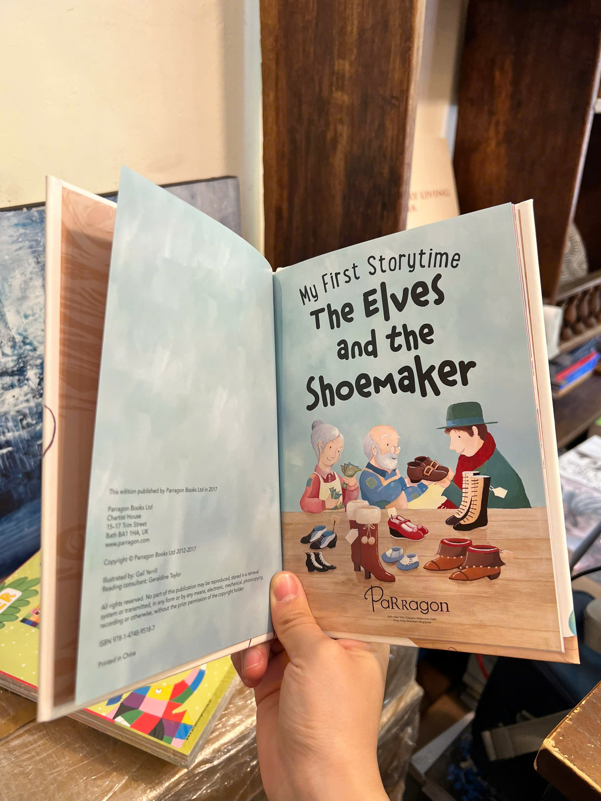 Sách - My First Storytime: The Elves and the Shoemaker | Childrens Book / Ngoại văn Bìa cứng