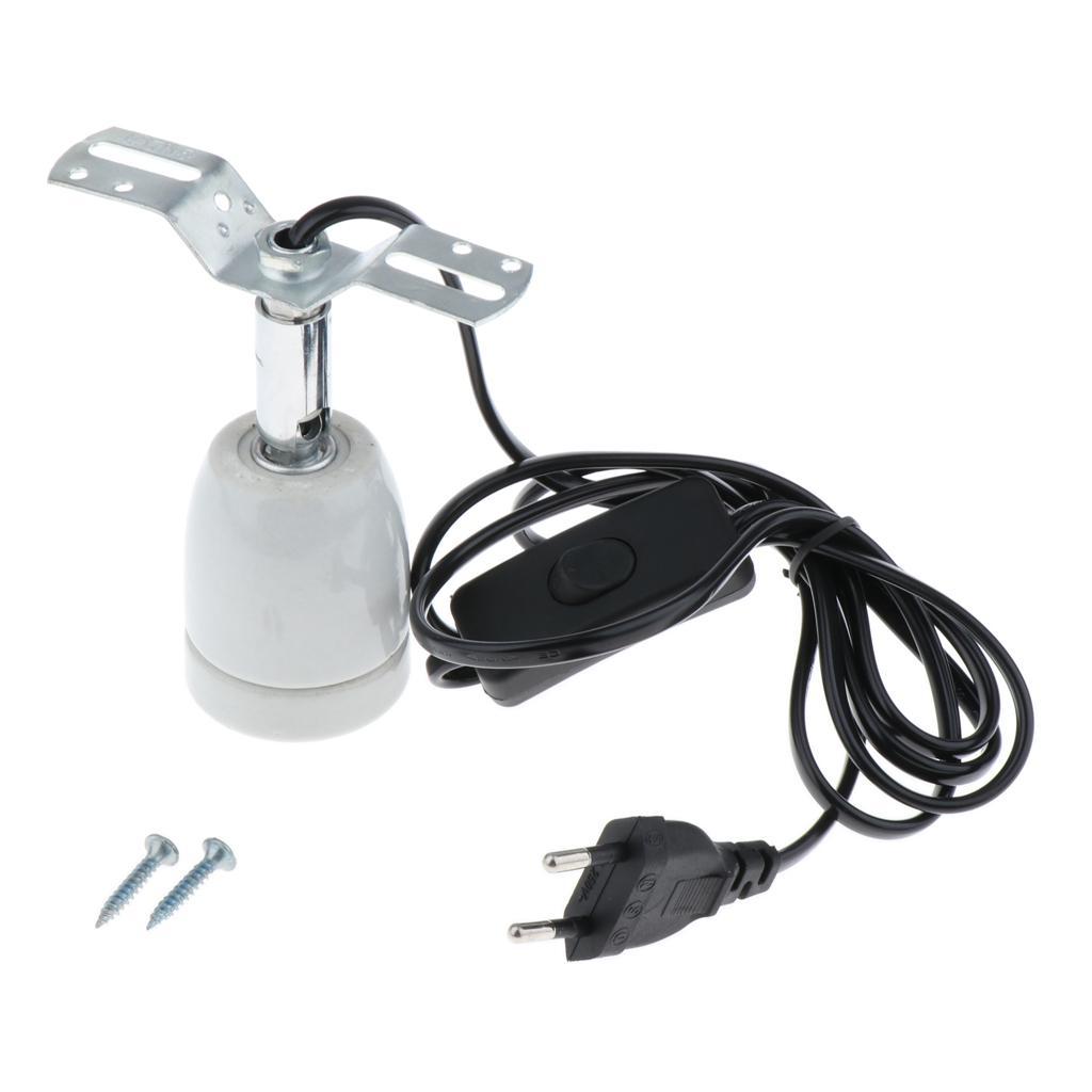 2xLamp Fixture for Reptiles, Adjustable Turtle Habitat Heat Lamps Holder