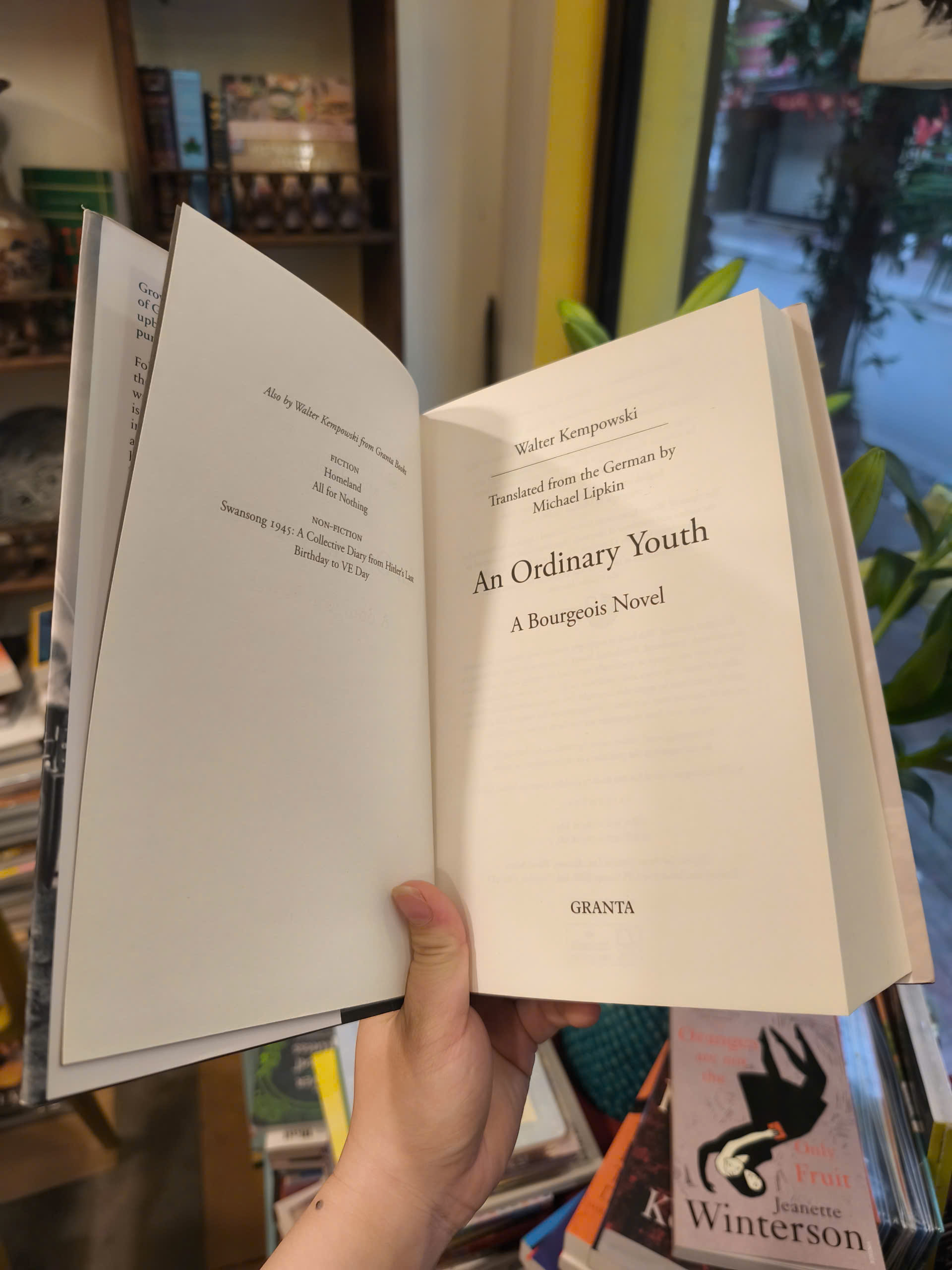 Sách - An Ordinary Youth by Walter Kempowski | Historical Fiction / Ngoại văn Nhập khẩu / Bìa cứng