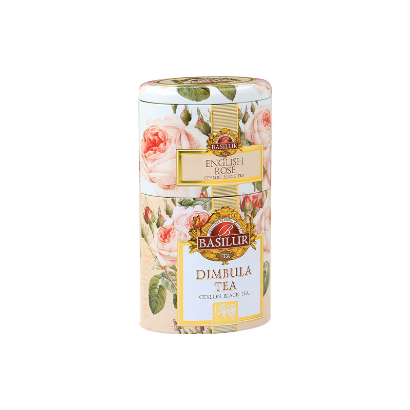 Trà đen Ceylon Basilur ướp hoa hồng vùng Dimbula - 100g