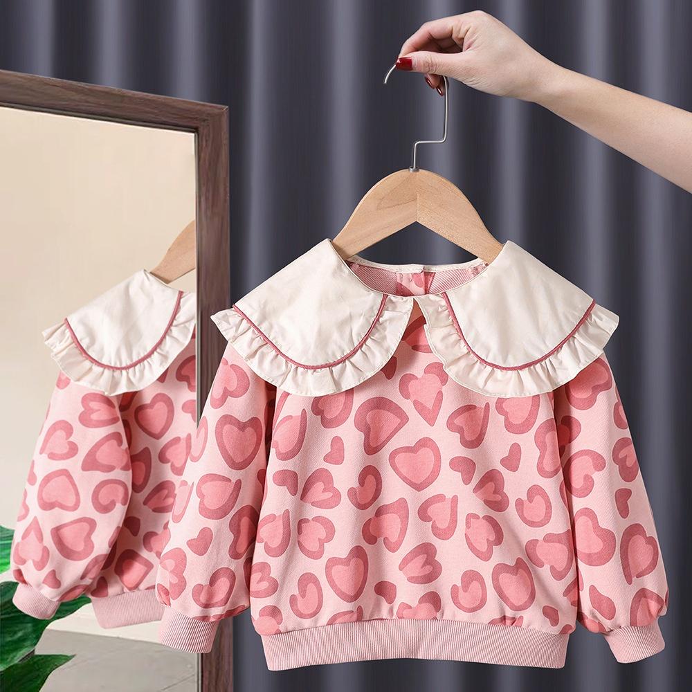 AV3 Size90-130 (9-30kg) Áo nỉ áo thun cho bé gái Quần áo trẻ em hàng quảng châu