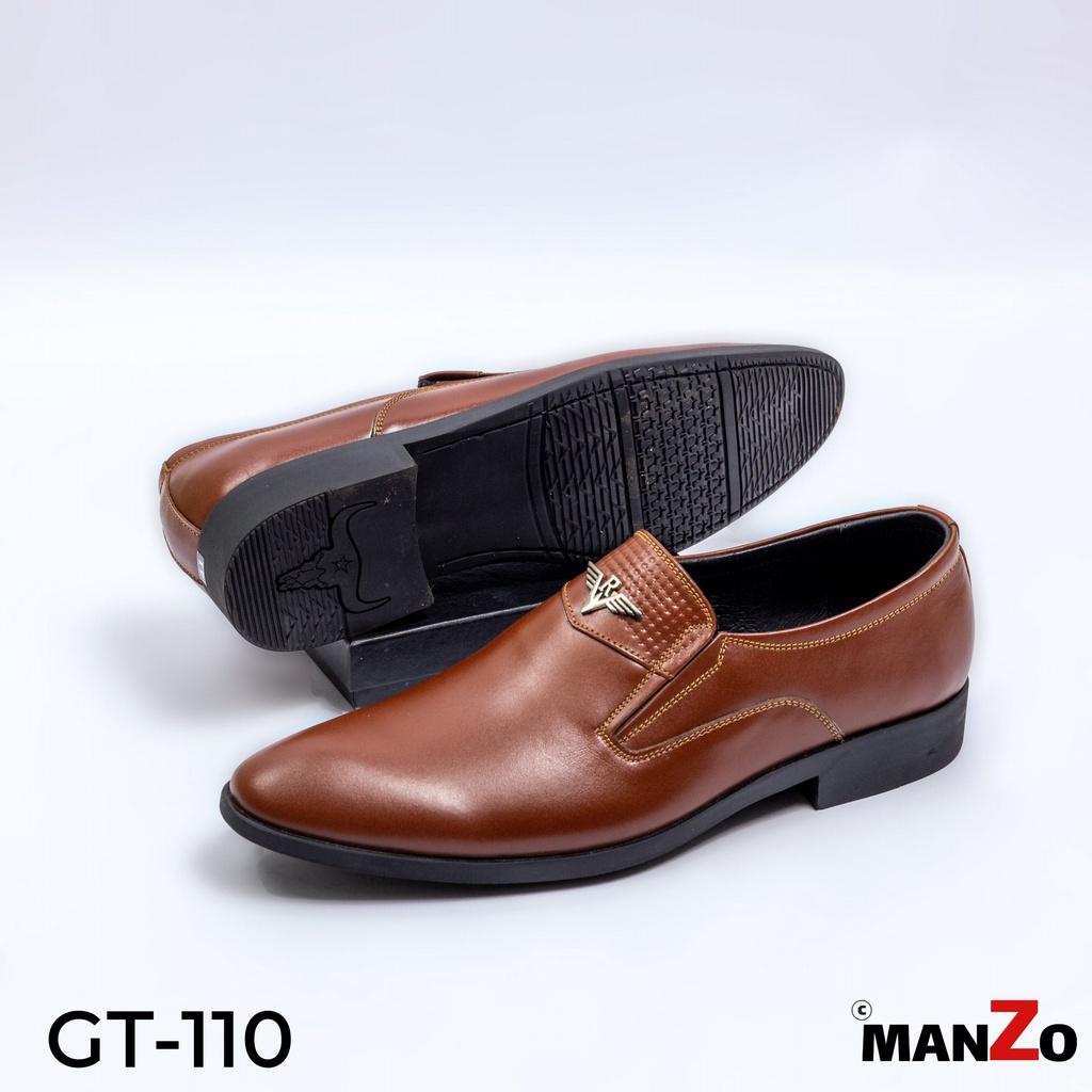 Giày tây nam da bò dành cho dân công sở, bảo hành 18 tháng - Manzo GT 110