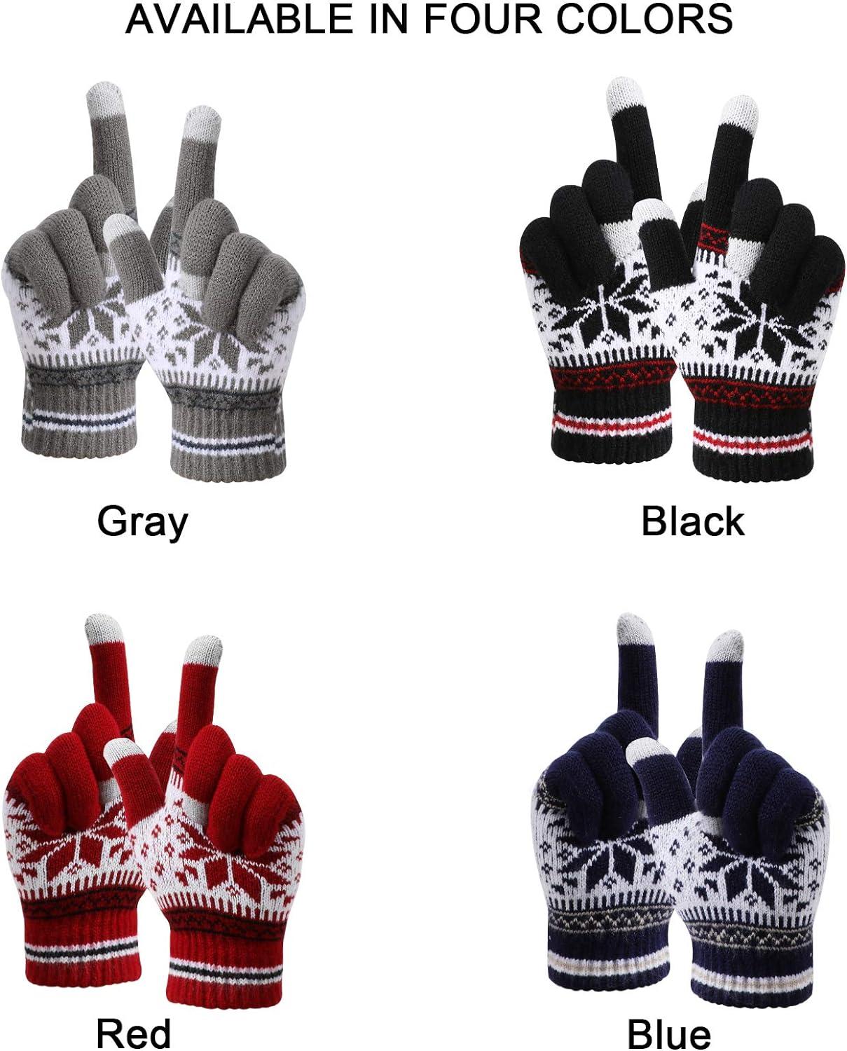 Mùa đông dệt kim nóng lên unisex với màn hình cảm ứng, lông cừu đàn hồi nhiệt, găng tay làm việc nóng cho nam và nữ, để chạy xe đạp trượt tuyết đi bộ đường dài