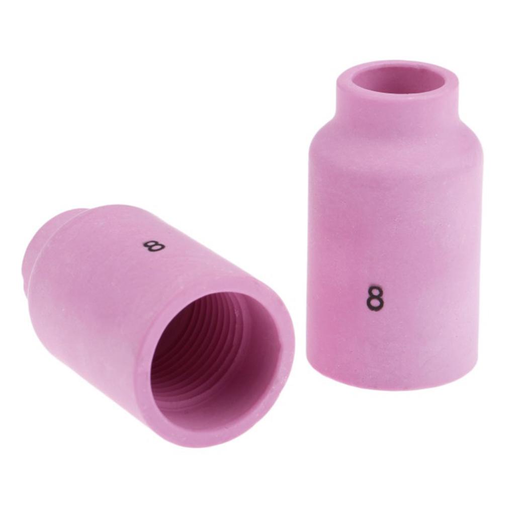 54N14 # 8 TIG Alumina Nozzle Shield Cup for SR PTA DB WP 17 18 26 TIG Torch