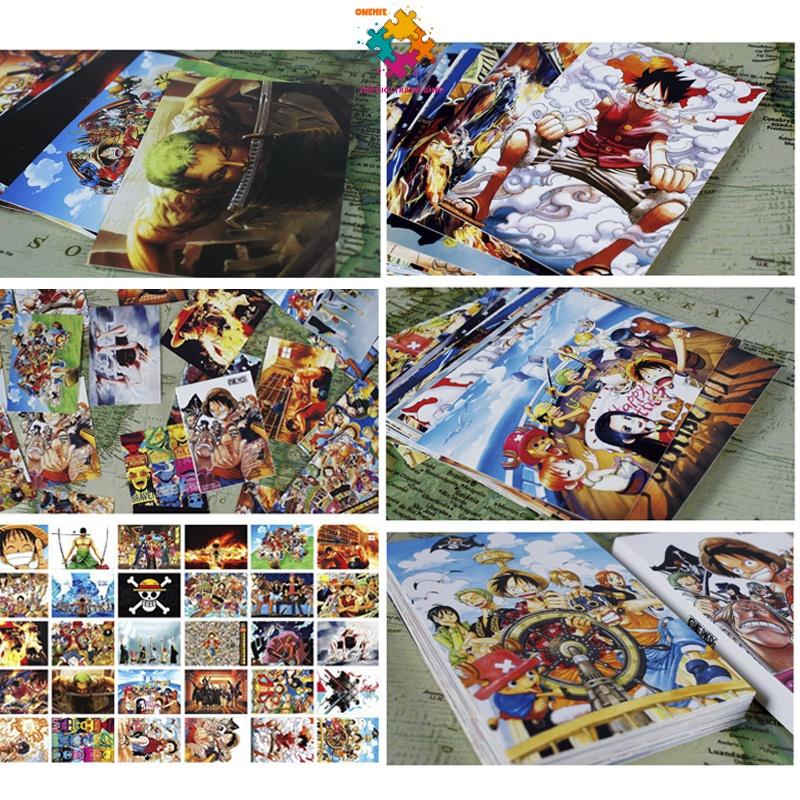 Tấm Poster One Piece Postcard, Ảnh Treo DánTường Decor Áp Phích (Kích thước 14 x 10 cm)