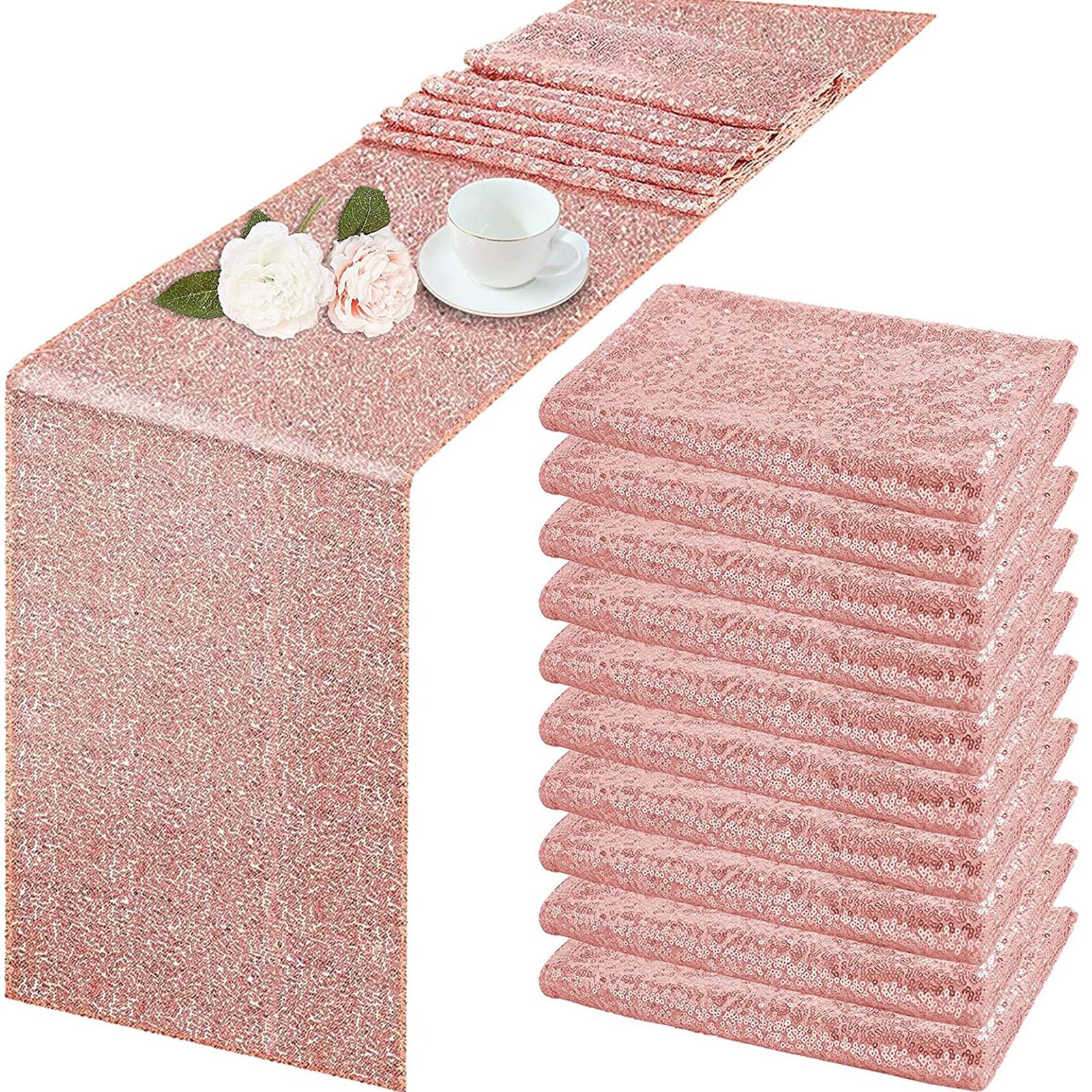 Set 10 Gói Khăn Trải Bàn Dài 30 * 180Cm Trang Trí Bữa Tiệc Tiệc Cưới