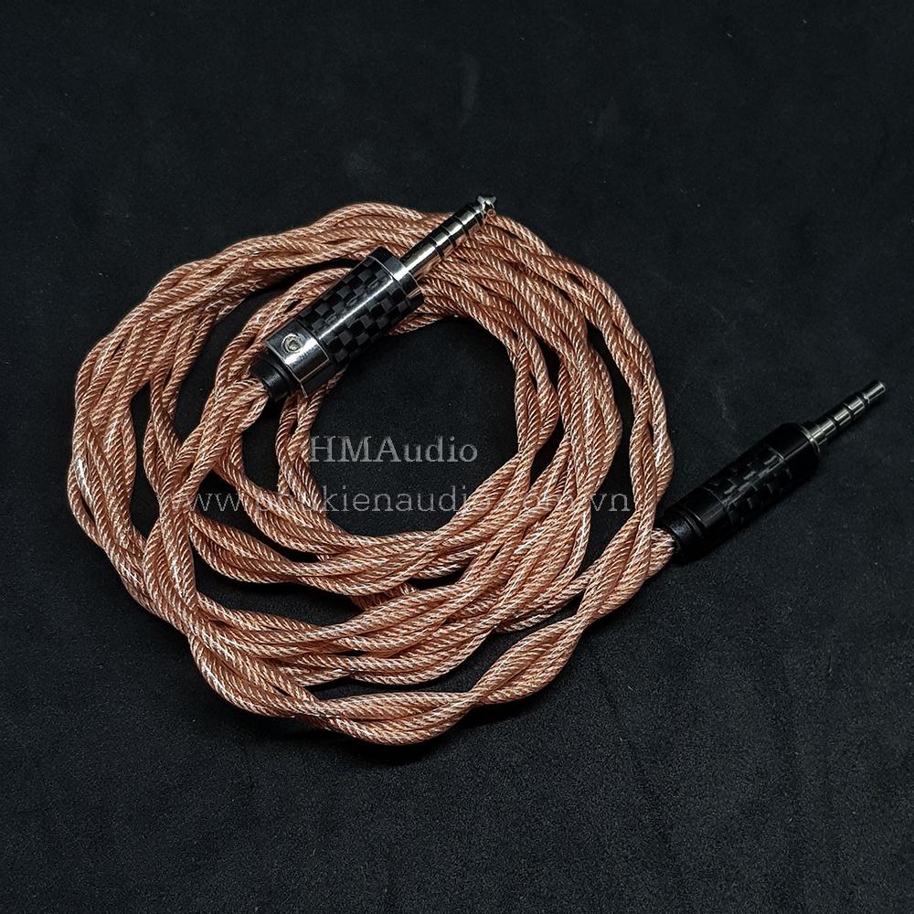 Dây tai nghe đồng OFC 1.8mm tết 4 - Connector for Headphone DT240 Pro