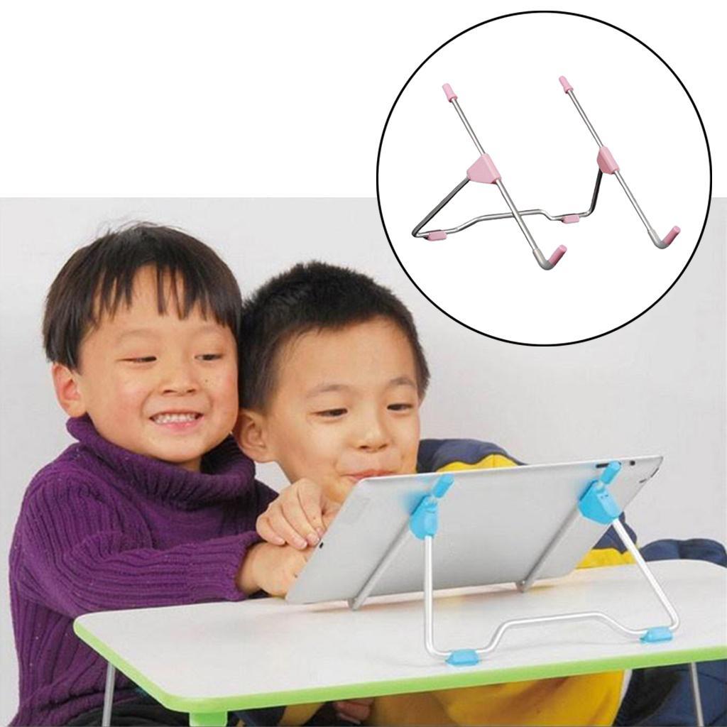 Aluminum Laptop Stand Holder Angle Height Adjustable for Laptop pink