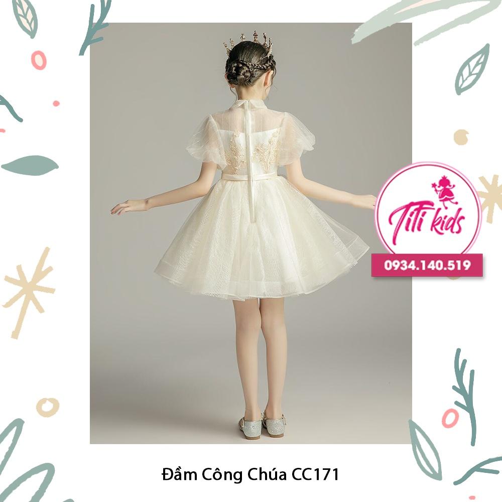 Đầm Váy Công Chúa Cho Bé Gái Cao Cấp BELLE NGẮN - CC171