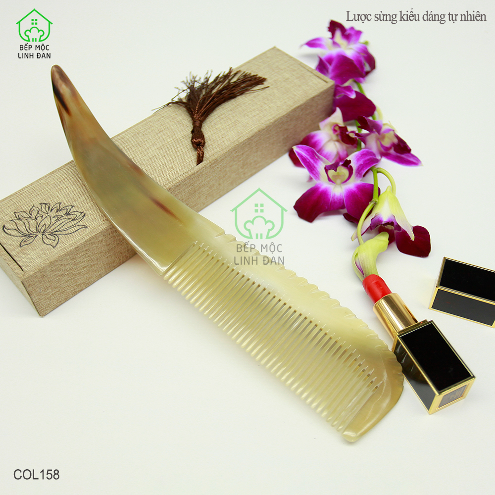 Lược Sừng Kiểu Dáng Tự Nhiên HAHANCO Mẫu Đặc Biệt