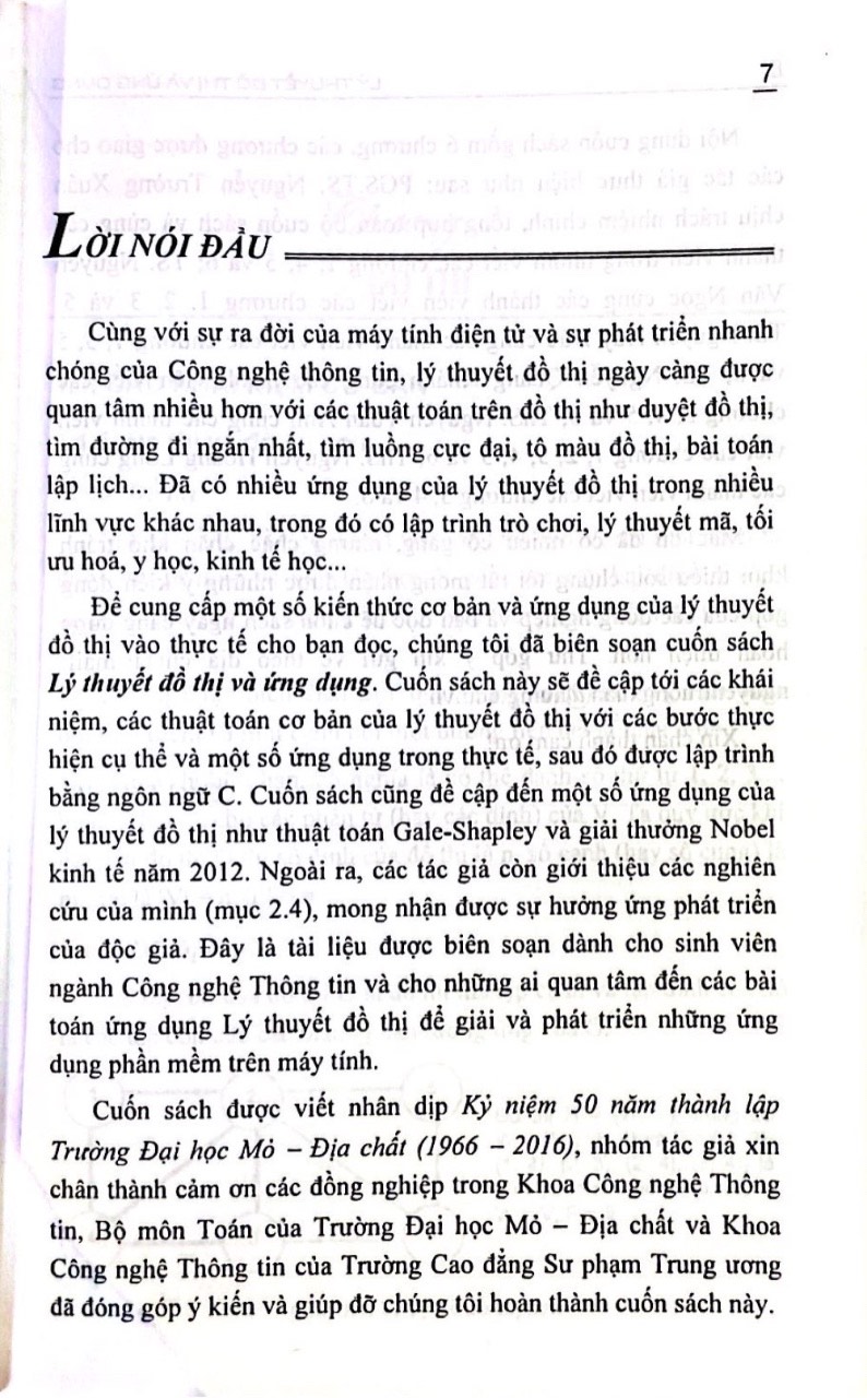 Lý Thuyết Đồ Thị Và Ứng Dụng