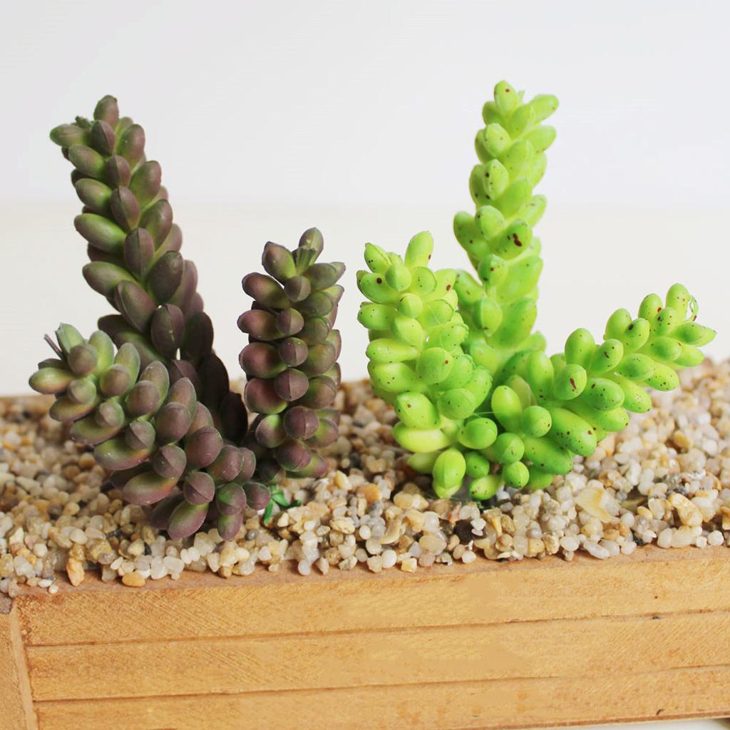 Artificial Green Succulent Plants Wedding Party Decor Home Garden Decor #1