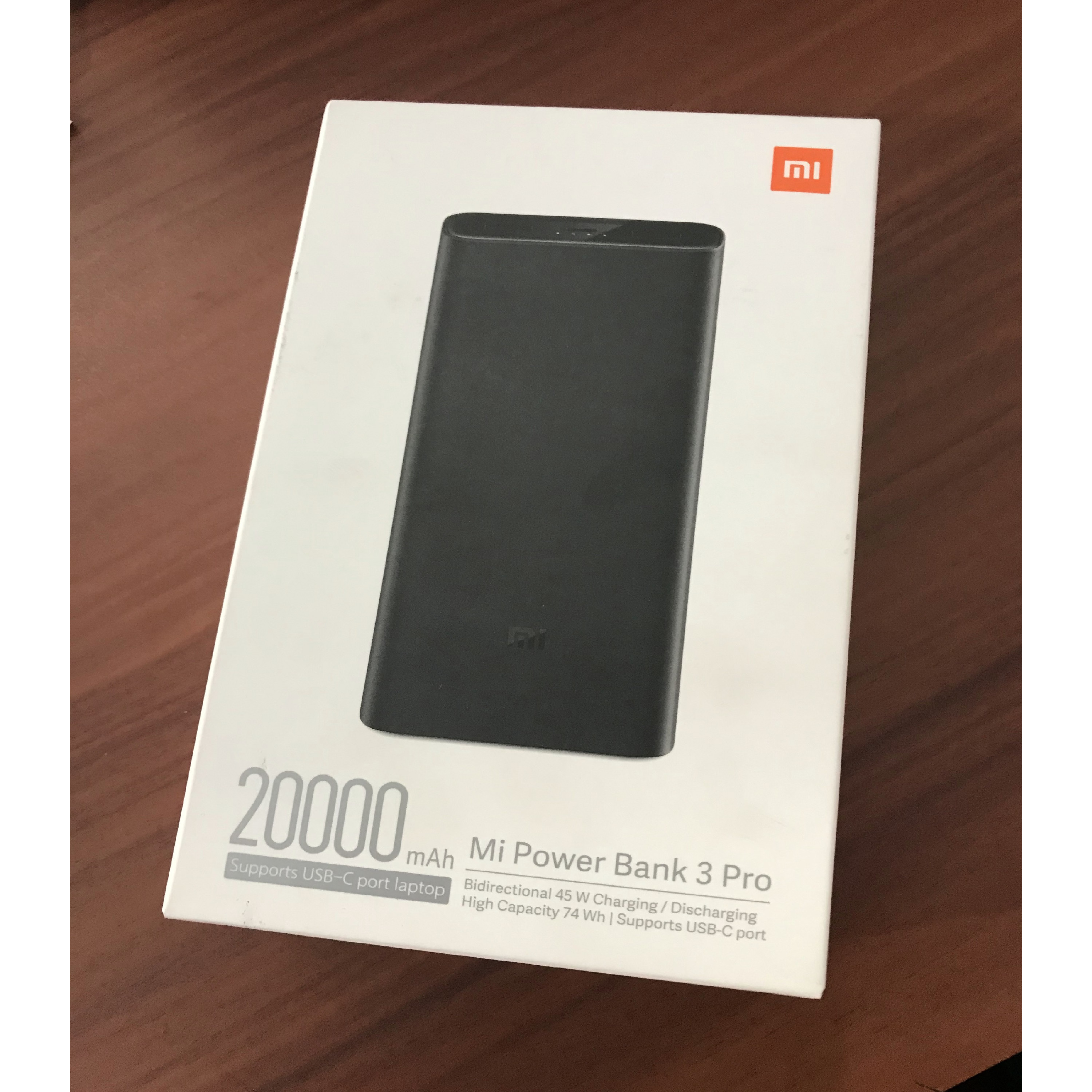 PIN SẠC DỰ PHÒNG XIAOMI MI 3 PRO 20.000MAH – HÀNG CHÍNH HÃNG