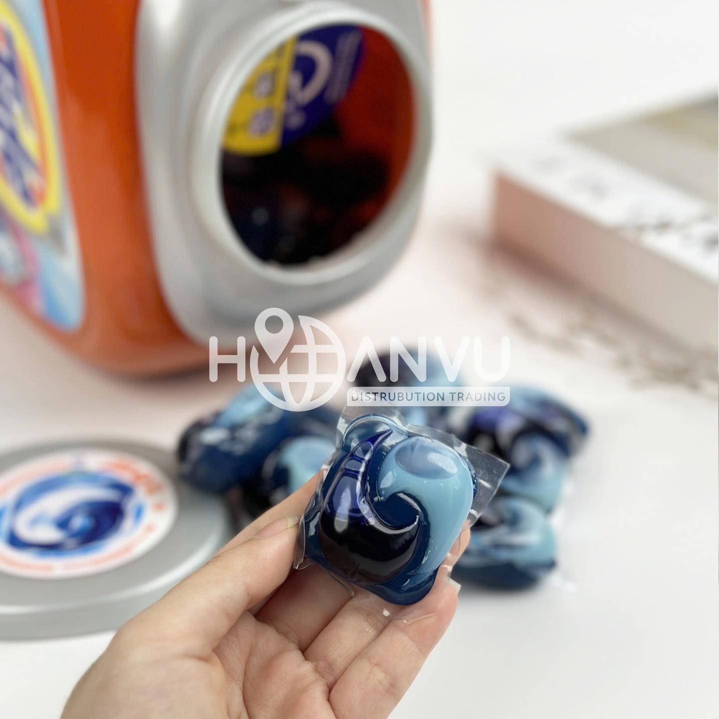 Bình viên giặt Tide Pods Plus Ultra Oxi 4in1 104 viên - Nhập khẩu Mỹ