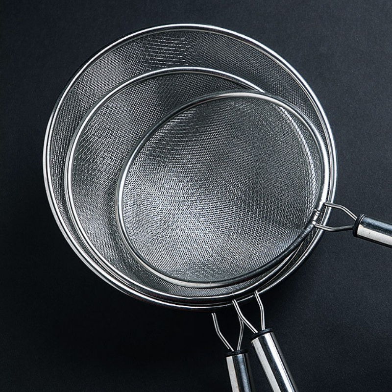 Rây lọc bột siêu mịn 2 lớp chất liệu Inox cao cấp KooBee - Rây lọc cháo, sữa hạt, cua tiện dụng
