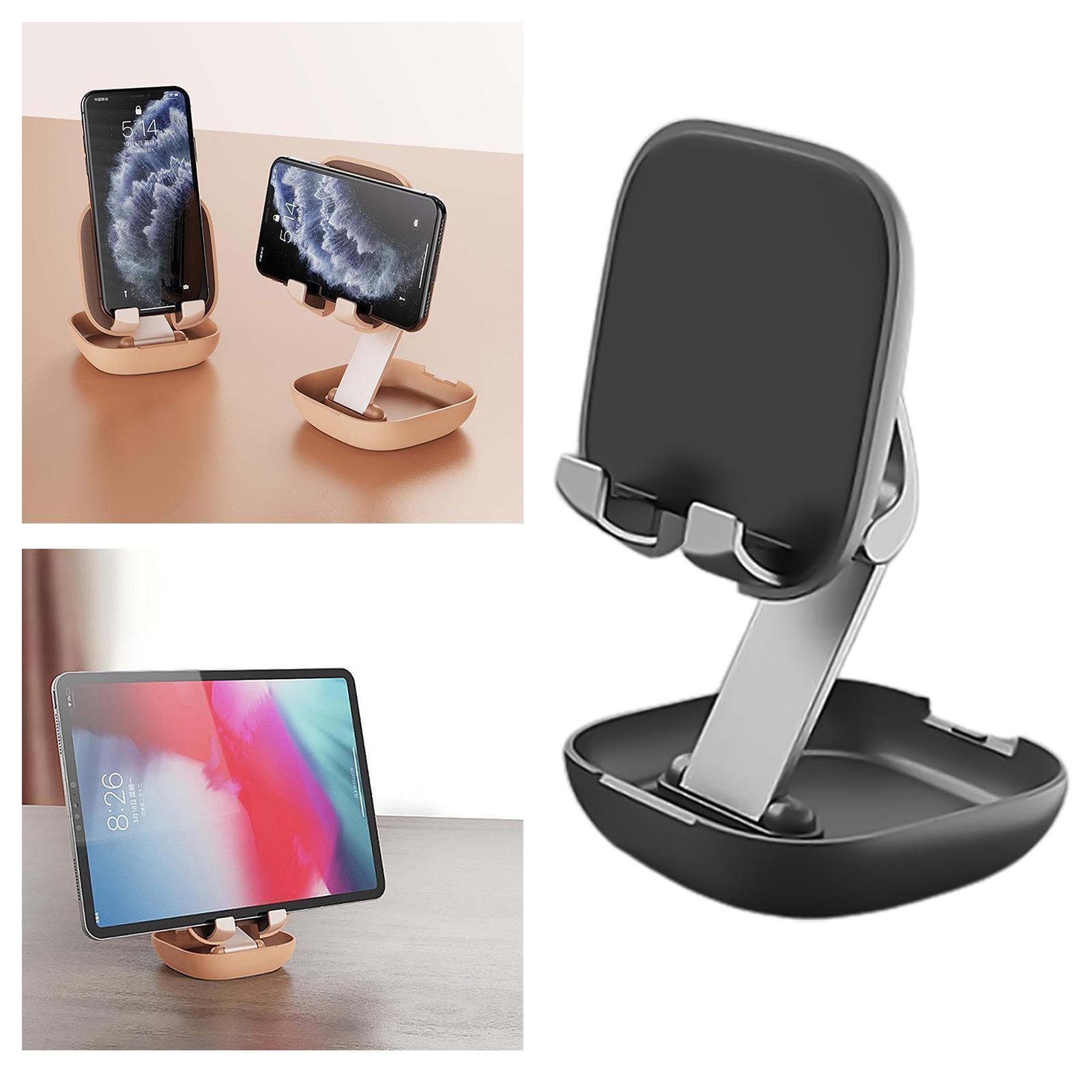 Universal Cell Phone Desktop Desk Stand Support Table Holder Black