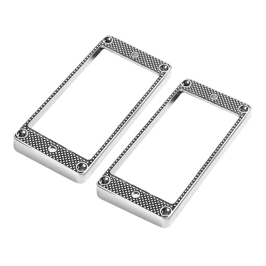 2 Pieces Electric Guitar Pickup Accessories Guitar Humbucker Pickup Frame