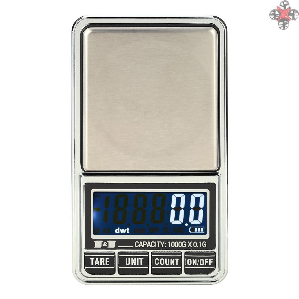 Cân Điện Tử Mini Bỏ Túi 1000gx0.1g