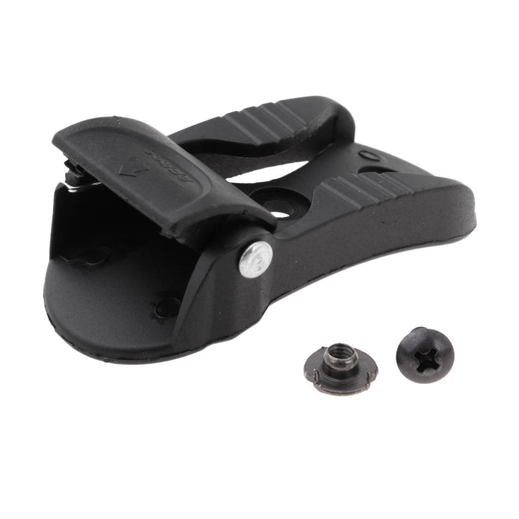 Inline Roller Skating Parts Outdoor Skate Shoes Buckles With Screw And Nut black