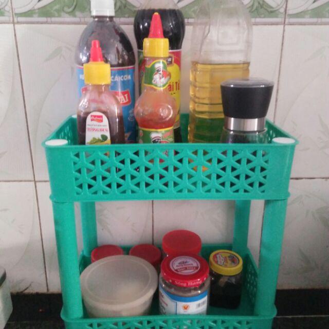 Kệ chữ nhật 2 tầng đa năng