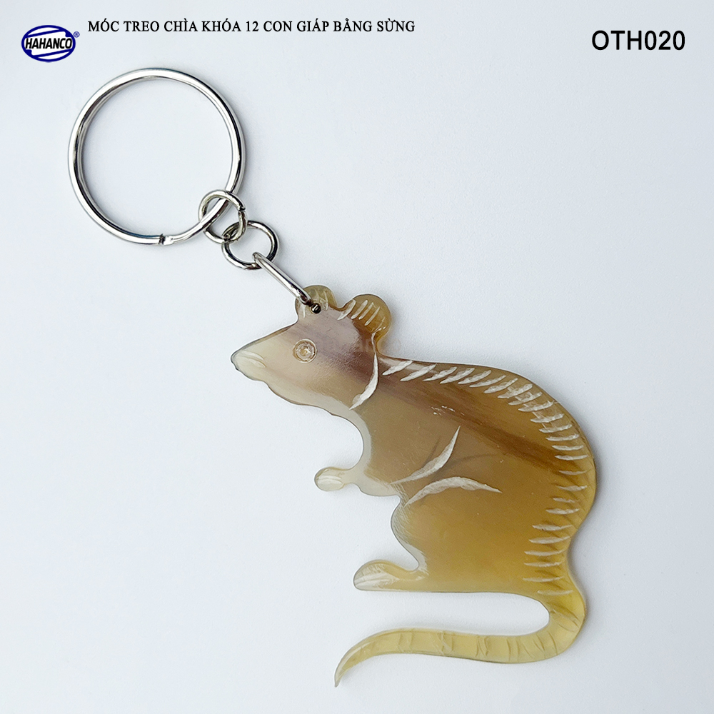 Móc treo chìa khóa 12 con giáp bằng sừng (OTH020) Độc Lạ - Đẹp mắt