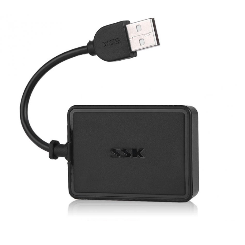 HUB chia USB 1 ra 4 SSK SHU200 chuẩn 2.0 (màu ngẫu nhiên) HÀNG CHÍNH HÃNG