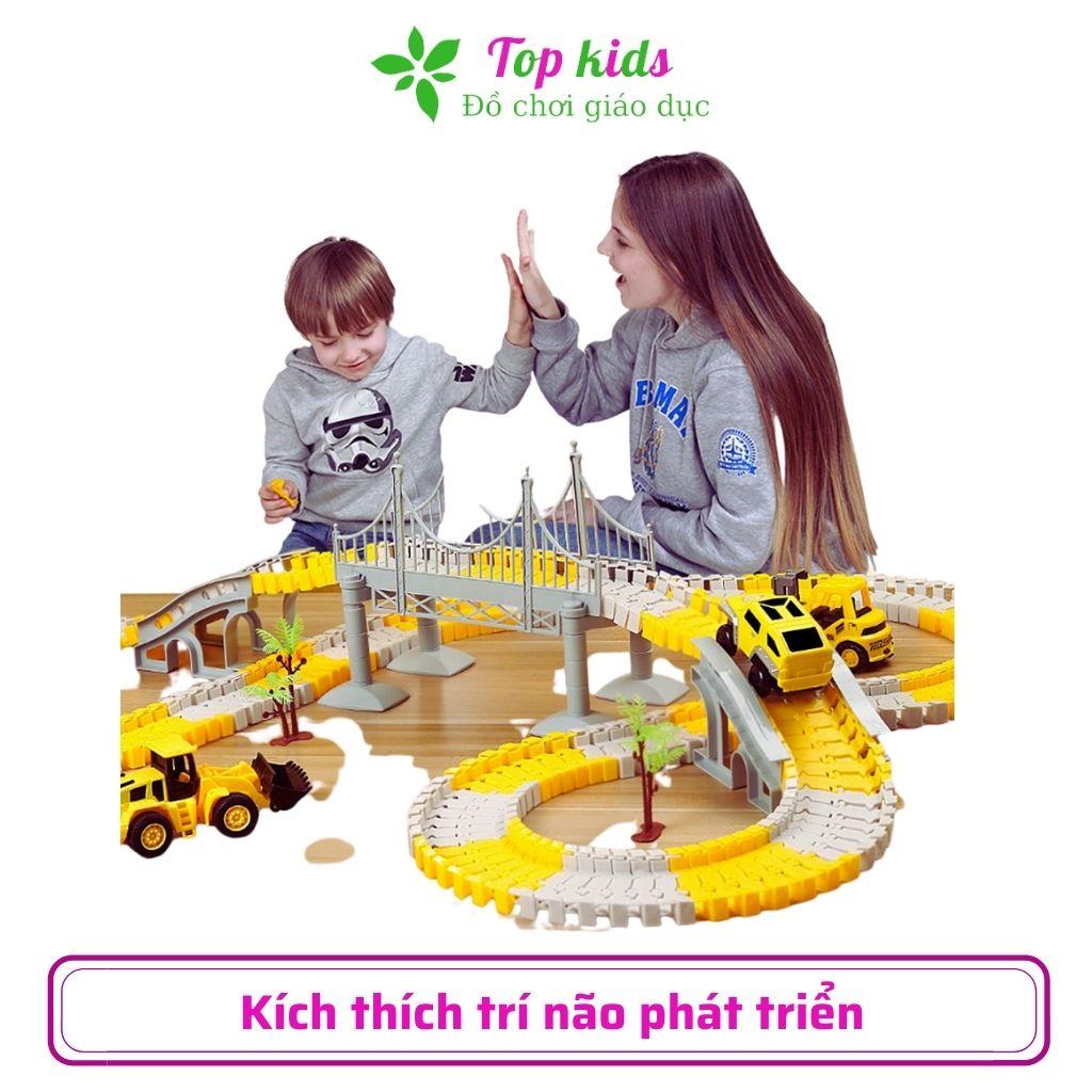 Lắp ráp mô hình xe ô tô đồ chơi trẻ em trò chơi thông minh trí tuệ cho trẻ từ 2 3 4 5 6 tuổi TOPKIDS