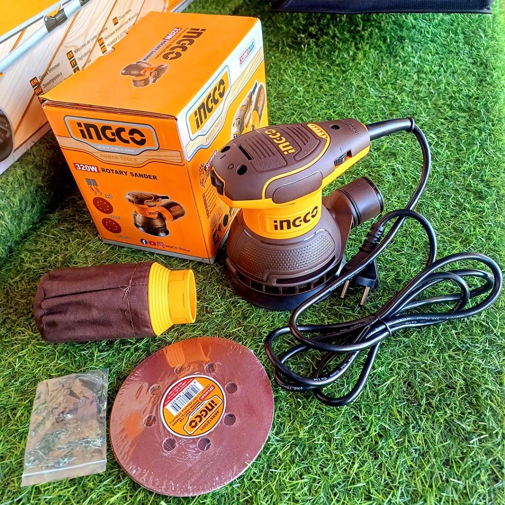 MÁY CHÀ NHÁM TRÒN 320W- 125MM INGCO RS3216 - HÀNG CHÍNH HÃNG