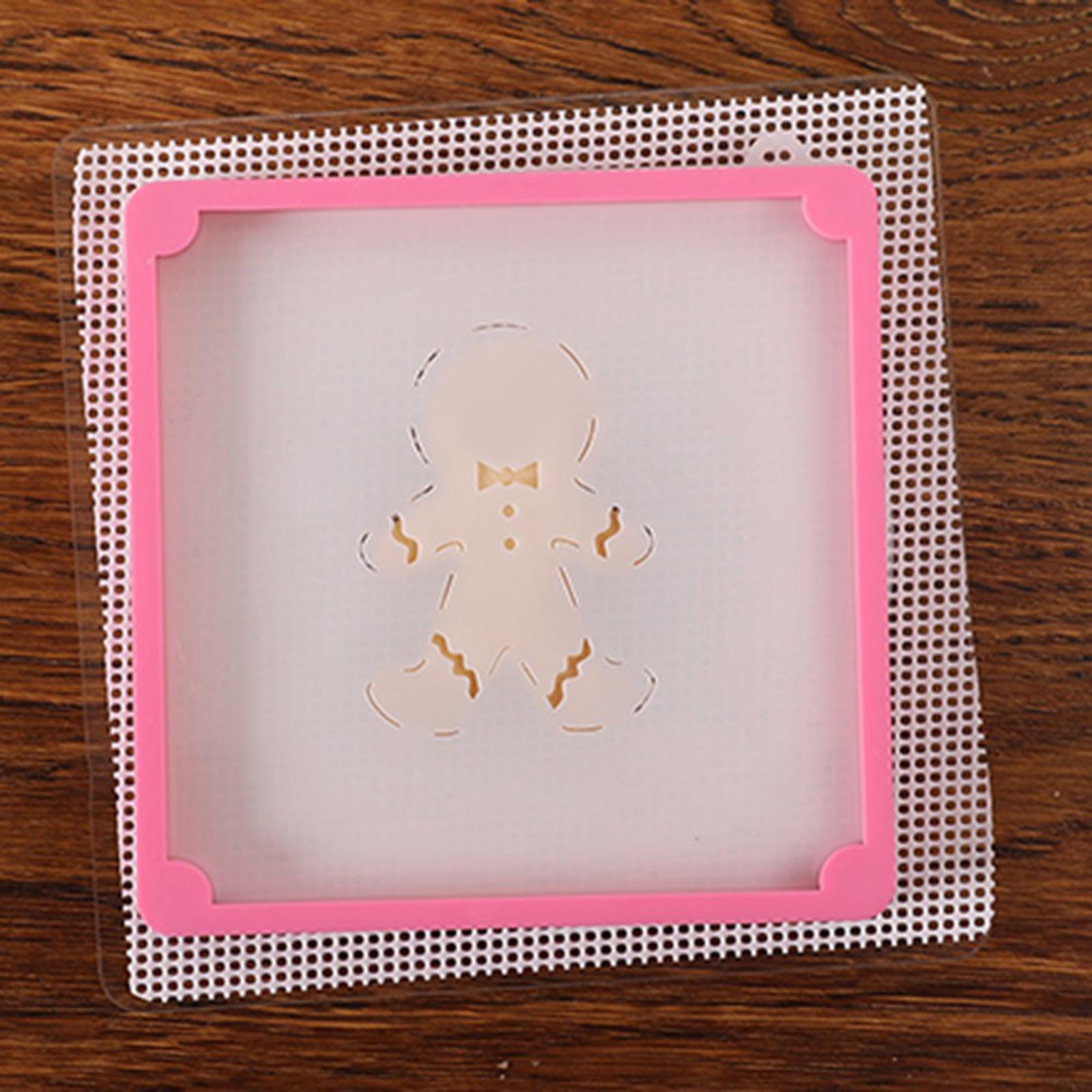 Cookie Stencil Holder Gadgets Decoration Kitchen Tool Baking Accs