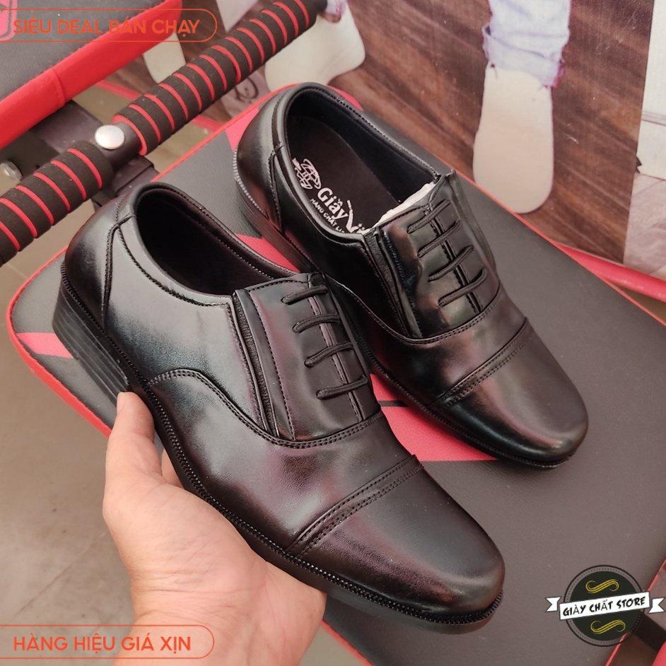 Giày tây nam thời trang kiểu giả dây công sở lịch lãm