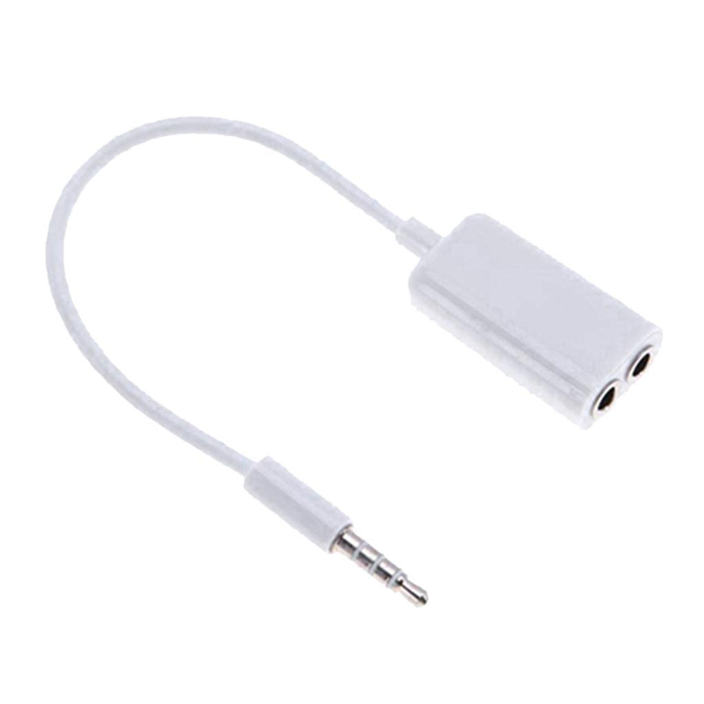 3.5mm 1 Male to 2 Female Audio Splitter AUX Cable