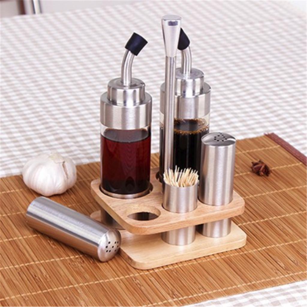 Seasoning Box Stainless Steel Home Condiment Storage Box for Restaurant