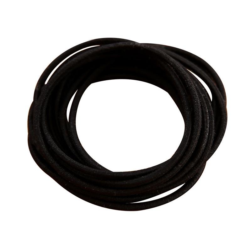 Set 100 dây buộc tóc Hàn Quốc xinh đẹp tặng kèm túi đựng, giao màu ngẫu nhiên