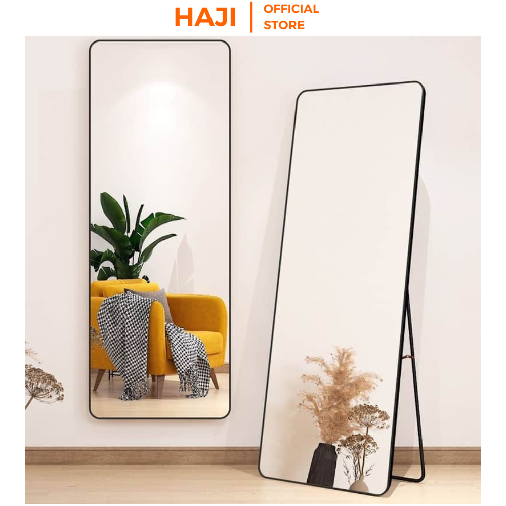 Gương soi toàn thân di động cao cấp chống vỡ decor không gian xinh xắn thương hiệu HAJI NA01