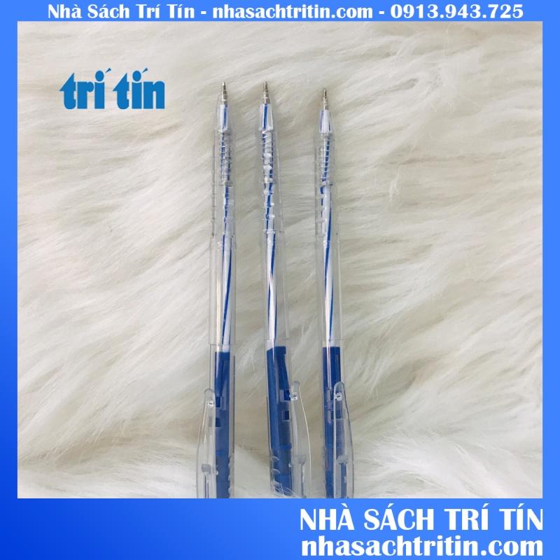 Bút bi TP-027 màu xanh đen đỏ đầu nhỏ 0.5mm (VPP TRÍ TÍN)