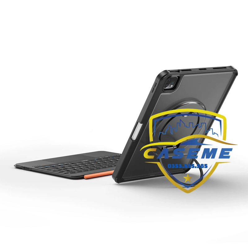 Bao da bàn phím Wi WU MK-007 Pro 360° – Touchpad thông minh, bàn phím cắt kéo, dành cho iPad Pro/Air 11” &amp; 10.9” (2024/2025) - Hàng Chính Hãng