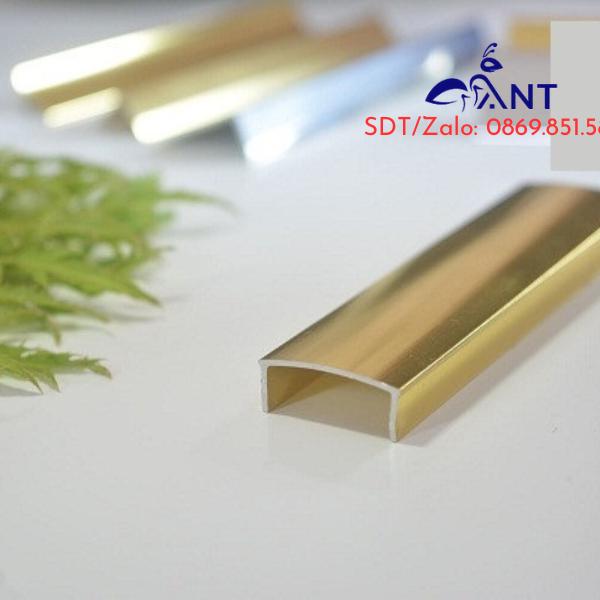 Nẹp nhôm U20, Nẹp u nhôm, nẹp chữ u, nẹp chống trơn nhôm, nẹp trang trí, nẹp trần,nẹp vách, thanh dài 2m5