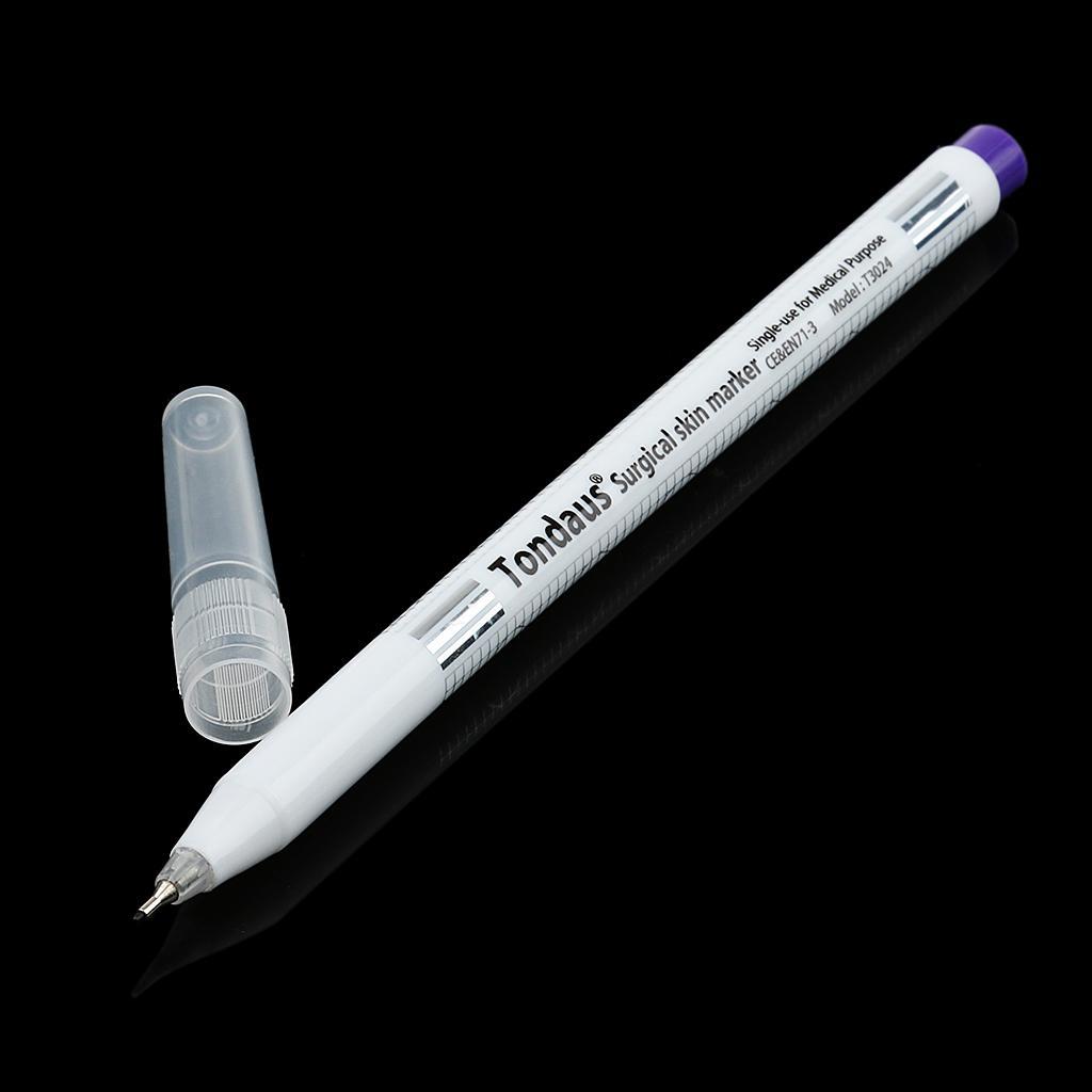 Surgical Tattoo Piercing Skin Marker Positioning Body Art Pen With Rulers