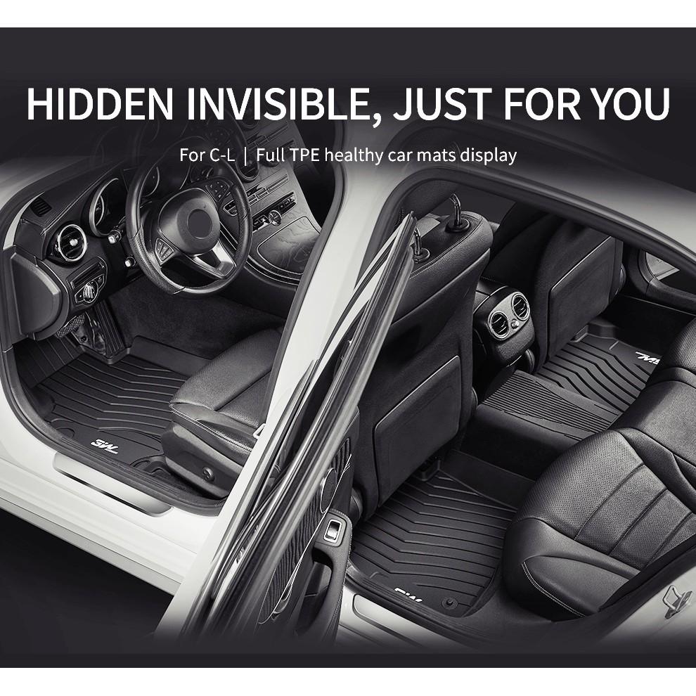 Thảm lót sàn ô tô Mercedes - Benz GLE Chất liệu TPE cao cấp, thiết kế sang trọng thương hiệu Macsim 3w