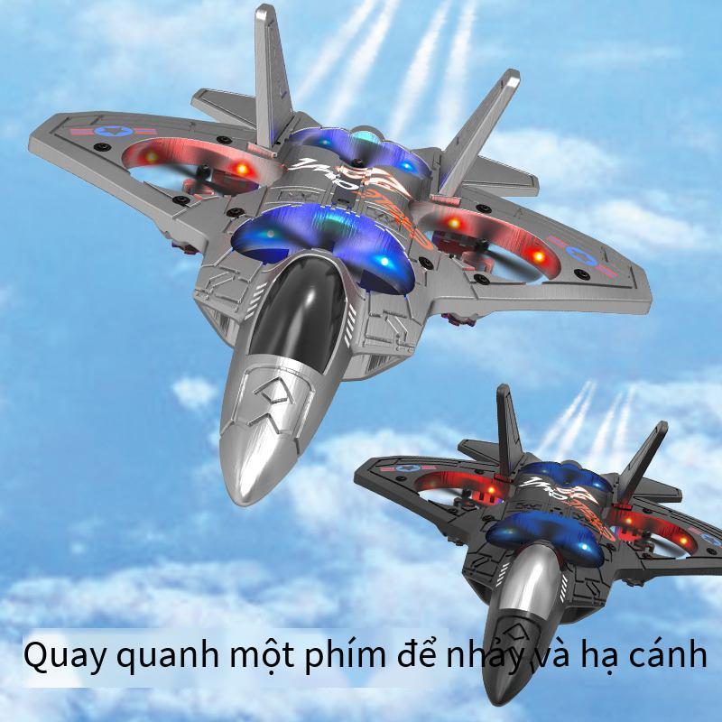 Máy rung nổ máy bay điều khiển từ xa V17 máy bay chiến đấu mô hình tàu lượn bọt bay không người lái máy bay đồ chơi trẻ em