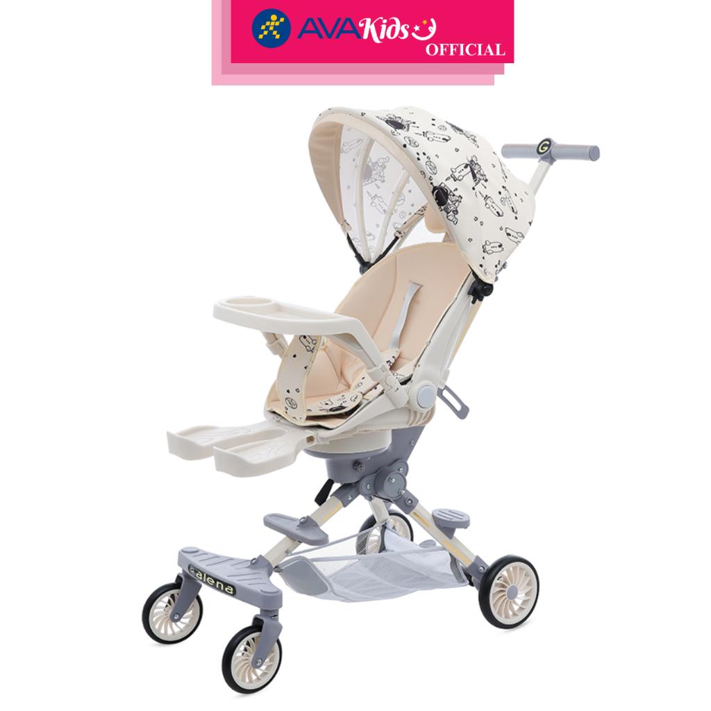 Xe đẩy 2 chiều gấp gọn Galena GA-ST02 (1 - 48 tháng) - Màu trắng kem