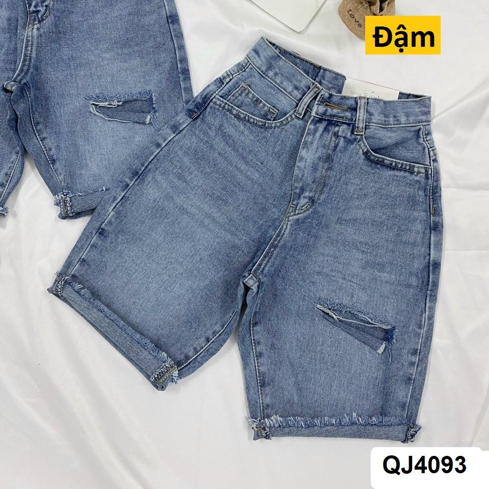 Quần jean nữ ngố rách QJ4093